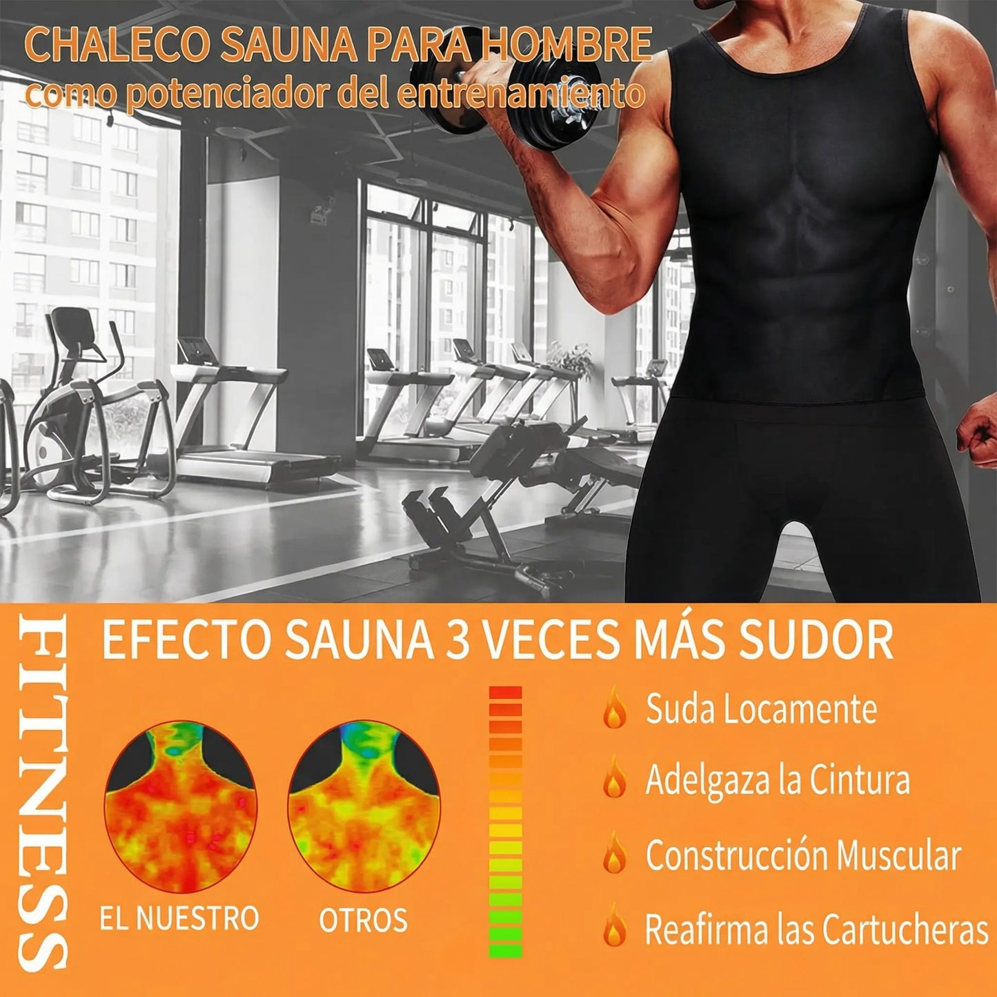 Chaleco Sauna Moldeador