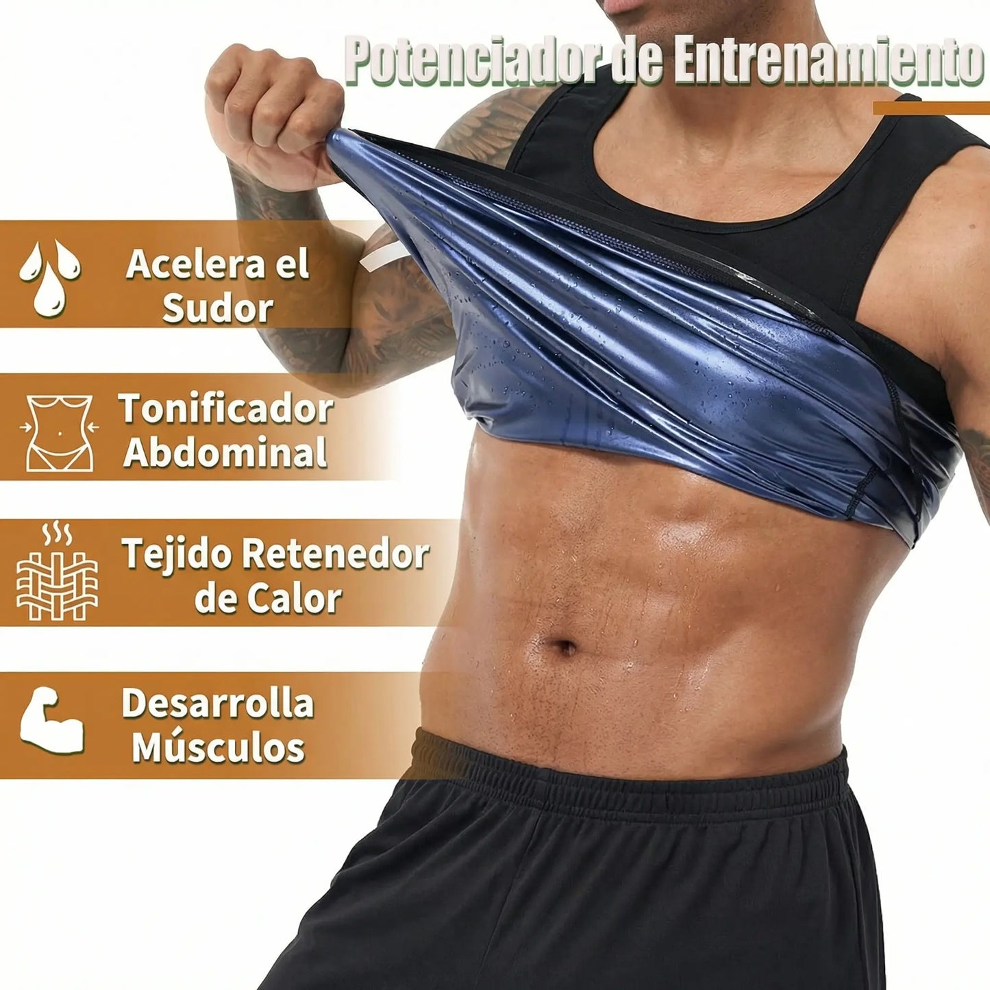 Chaleco Sauna Moldeador