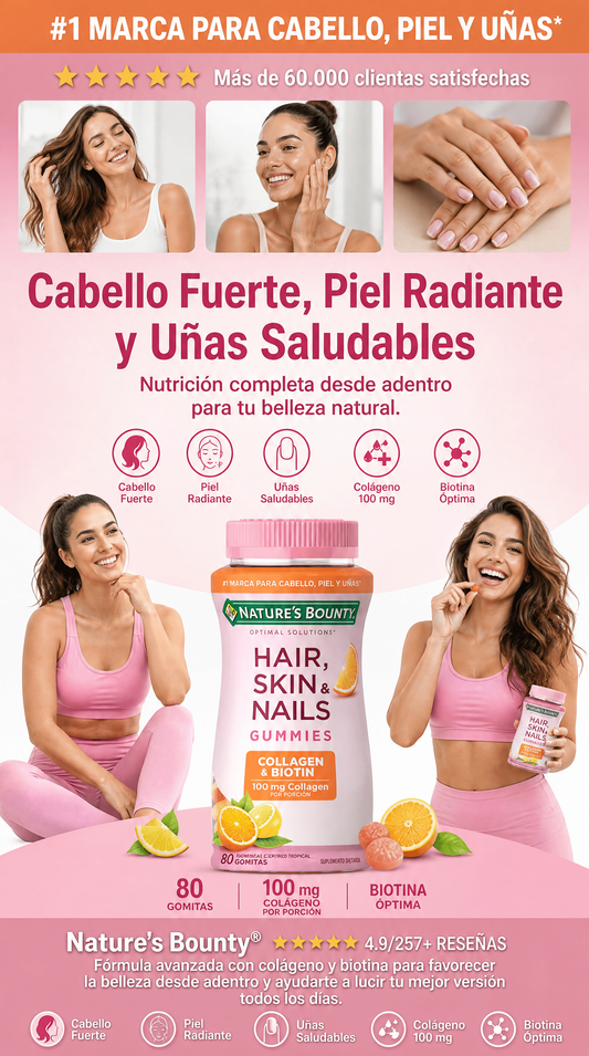Natures Bounty Cabello , Piel y uñas